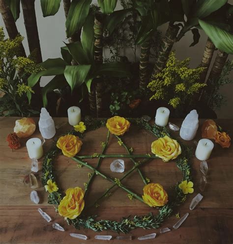 Wiccan altar